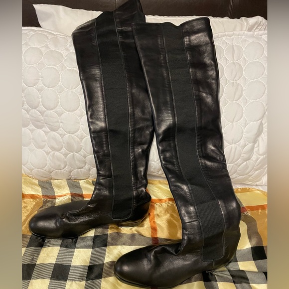 Genuine Leather Over The Knee Boot - Picture 2 of 5